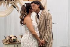 Un nuevo paso en su vida: Joaquín Montecinos contrajo matrimonio con Sabrina Sosa