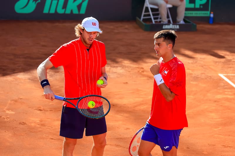 En Copa Davis. Agencia Aton