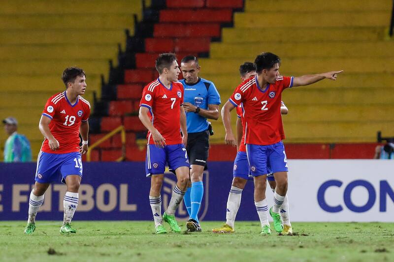 La Roja Sub-17 clasificó al hexagonal final del Sudamericano (Foto: Conmebol).