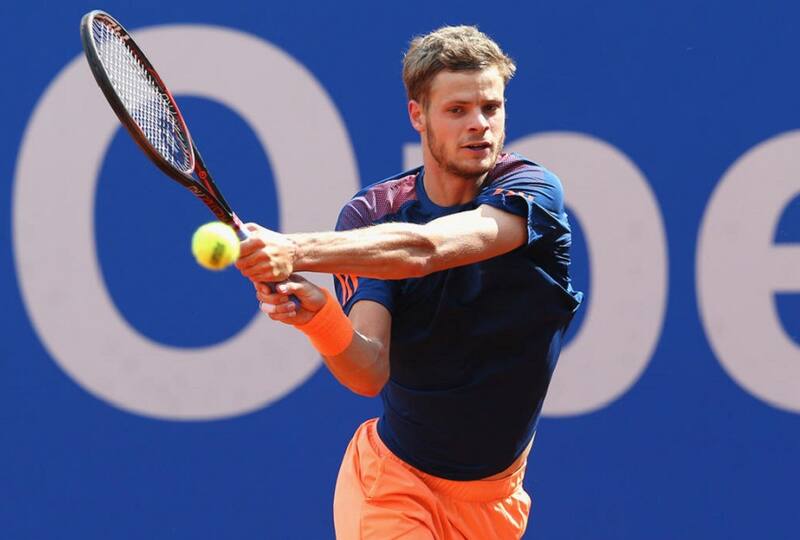 during the for the 102. BMW Open by FWU at Iphitos tennis club on April 29, 2017 in Munich, Germany.