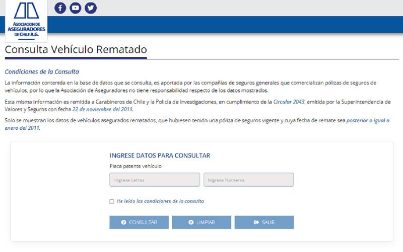 Así luce la plataforma de consulta.