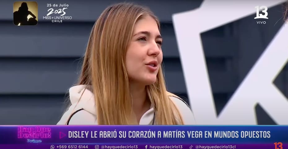 La actriz habló de su romance.