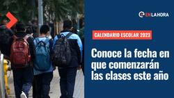 Calendario escolar 2023: ¿Cuándo empiezan las clases?