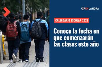 Calendario escolar 2023: ¿Cuándo empiezan las clases?