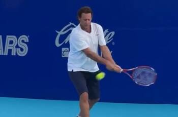 VIDEO | Talento intacto: leyenda del tenis sudamericano volvió al circuito ATP