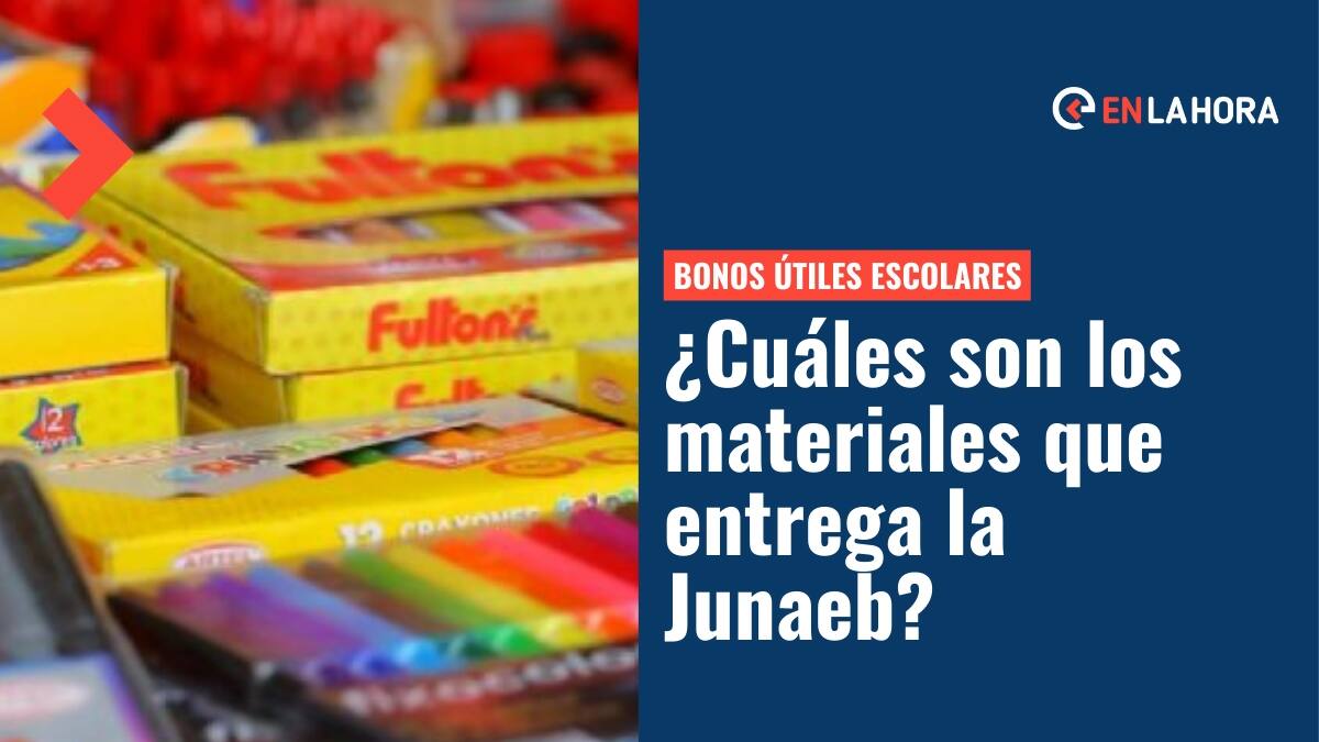 Bono Útiles Escolares: ¿Cómo saber si mi hijo es beneficiario y qué materiales entrega la Junaeb?
