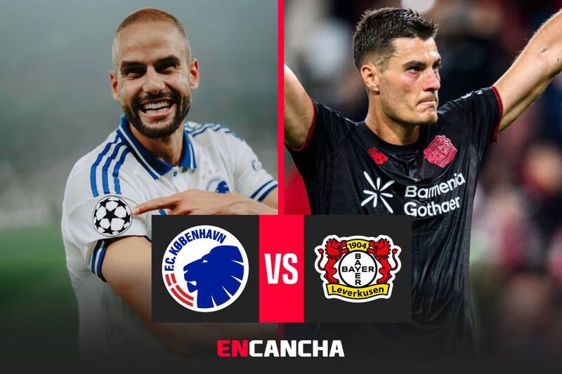 por la fecha 1 de la Champions League. Foto: RRSS FC Copenhague y Bayer 04.