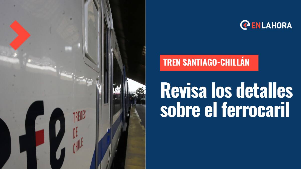 Tren Santiago-Chillán: Revisa los precios y en qué horario puedes viajar en esta Navidad