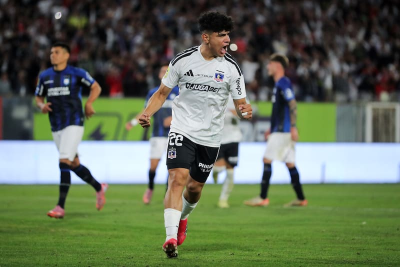 Marcó el segundo de Colo Colo. Foto: Agencia Aton.
