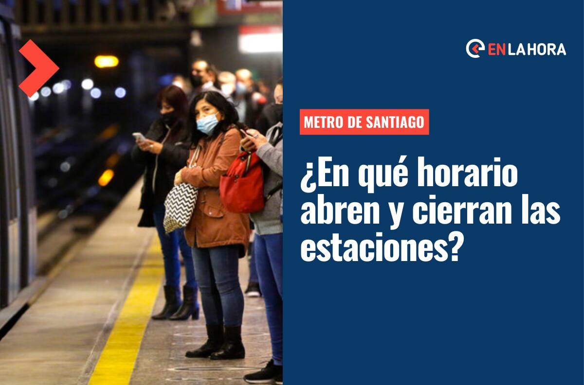Horario Metro de Santiago: ¿A qué hora abre y cierra el Metro este domingo 20 de noviembre?