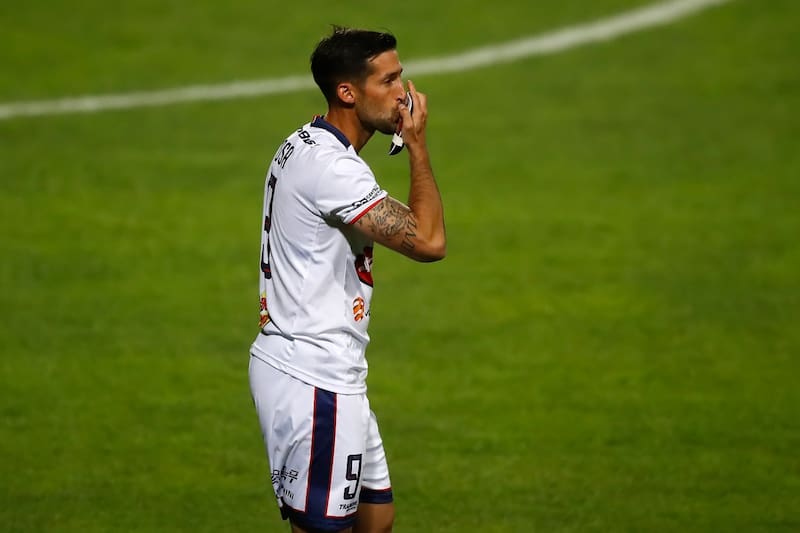 . El delantero, cuando jugaba en Melipilla, tuvo chances de recalar en la U. Foto: Agencia Aton.