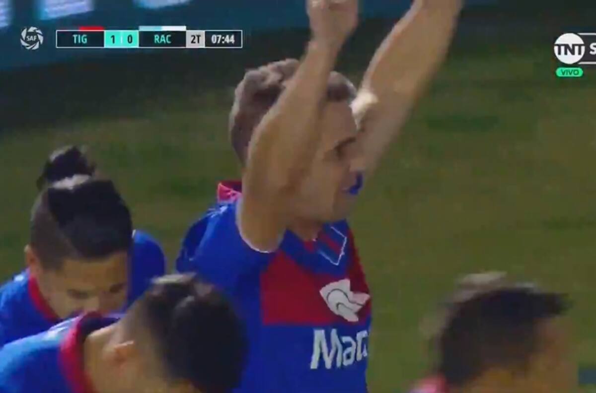 Montillo anotó un golazo en el triunfo de Tigre ante Racing por la Copa de la Superliga