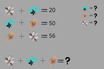 Si encuentras el resultado de la suma en 15 segundos, serás un genio de las matemáticas