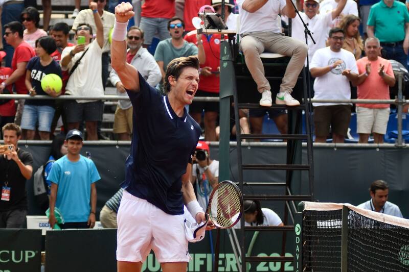 Nico Jarry y Tomás Barrios clasificaron al cuadro principal del ATP 250 de Río de Janeiro. Foto: Aton.