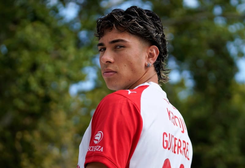 aseguró estar muy contento de haber llegado al Rojo y que poco a poco se va adaptando al grupo Foto: Independiente en X.