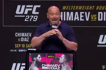 VIDEO | Por incidentes entre Khamzat Chimaev y Nate Díaz fuera del escenario: UFC suspendió conferencia de prensa