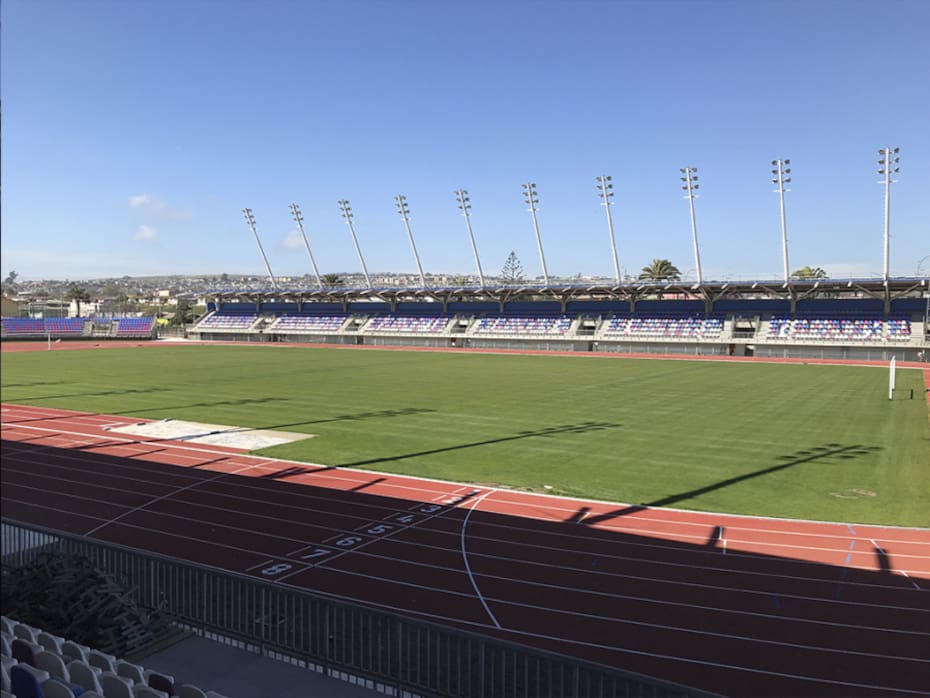 Interior del Estadio Municipal Doctor Olegario Henríquez.