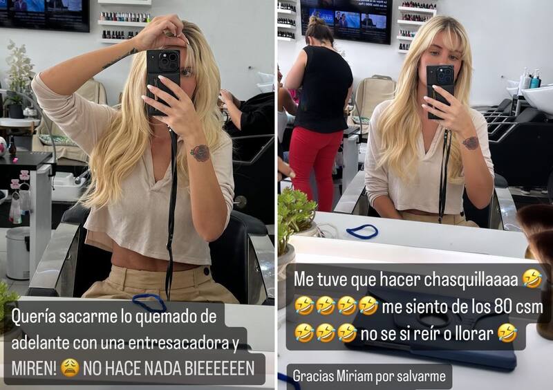 Coté López terminó con una inesperada chasquilla. Créditos: Instagram