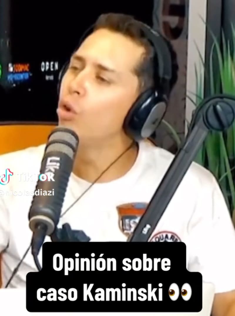 Karol Lucero defendió con todo a Francisco Kaminski.