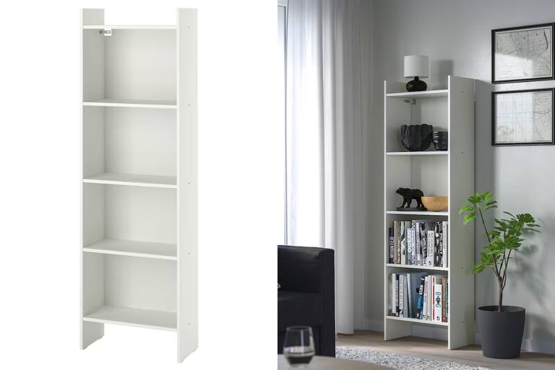 Puede usarse como librero.