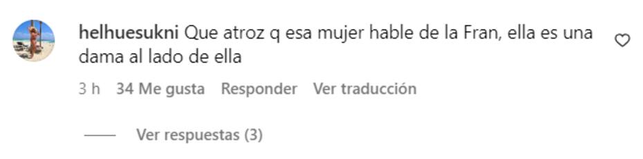 El comentario de Helhue Sukni.