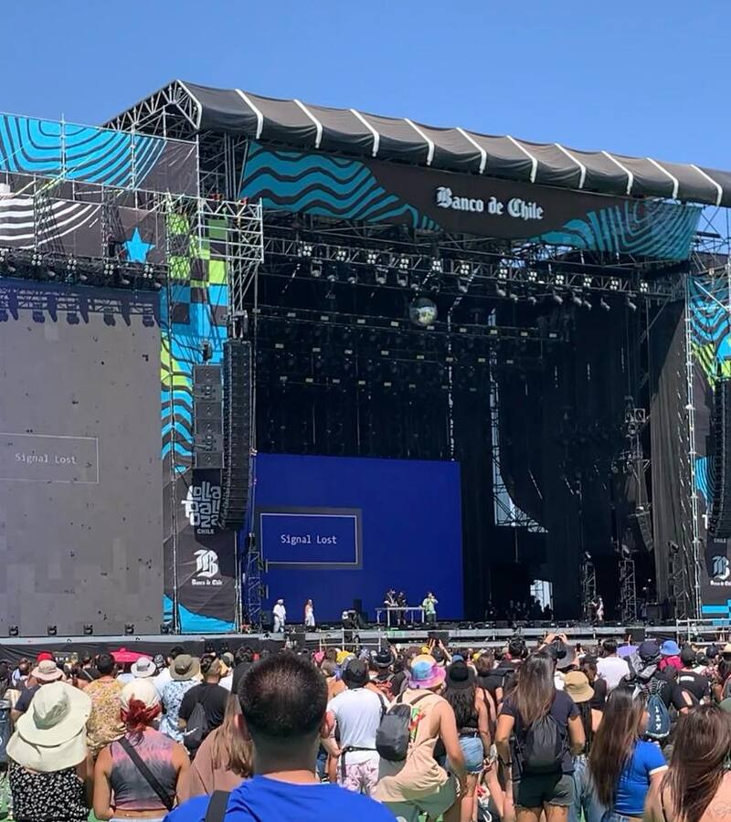 Chystemc en Lollapalooza Chile 2024. Créditos: TiempoX