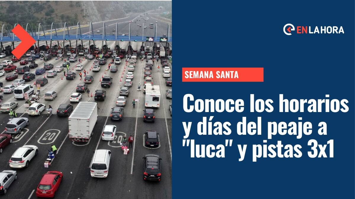 Semana Santa: ¿Cuándo funcionará el peaje a luca y la pista 3x1?