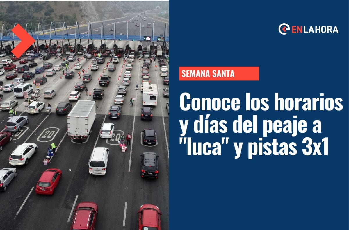 Semana Santa: ¿Cuándo funcionará el peaje a luca y la pista 3x1?