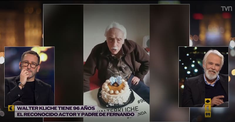 El nuevo invitado de “Buenas Noches a Todos” fue Fernando Kliche, quien habló sobre su padre de 96 años, Walter Kliche, reconocido actor uruguayo que protagonizó “La Madrastra”.