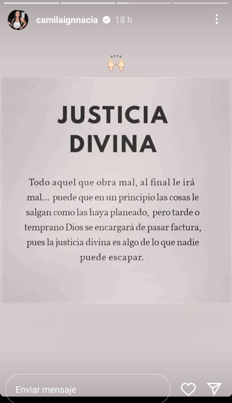 El enigmatico mensaje de la expareja de Jordhy Thompson.
