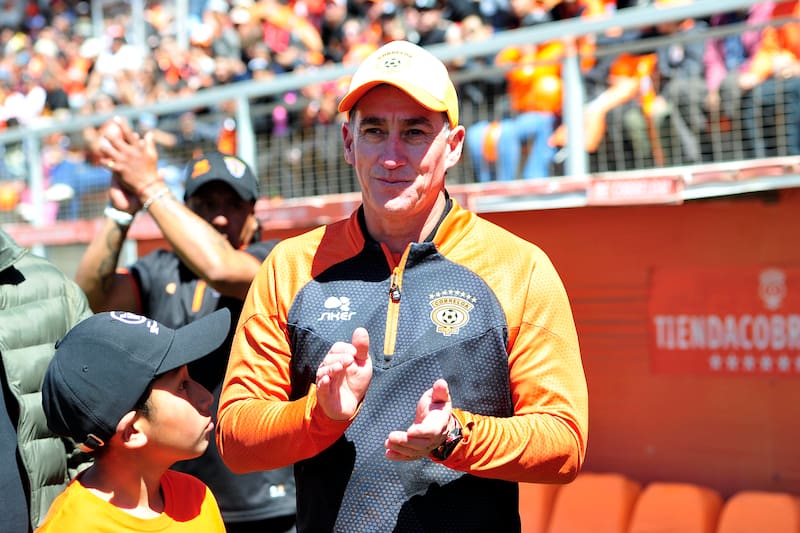 César Bravo, entrenador de Cobreloa en Primera B. Foto: Aton