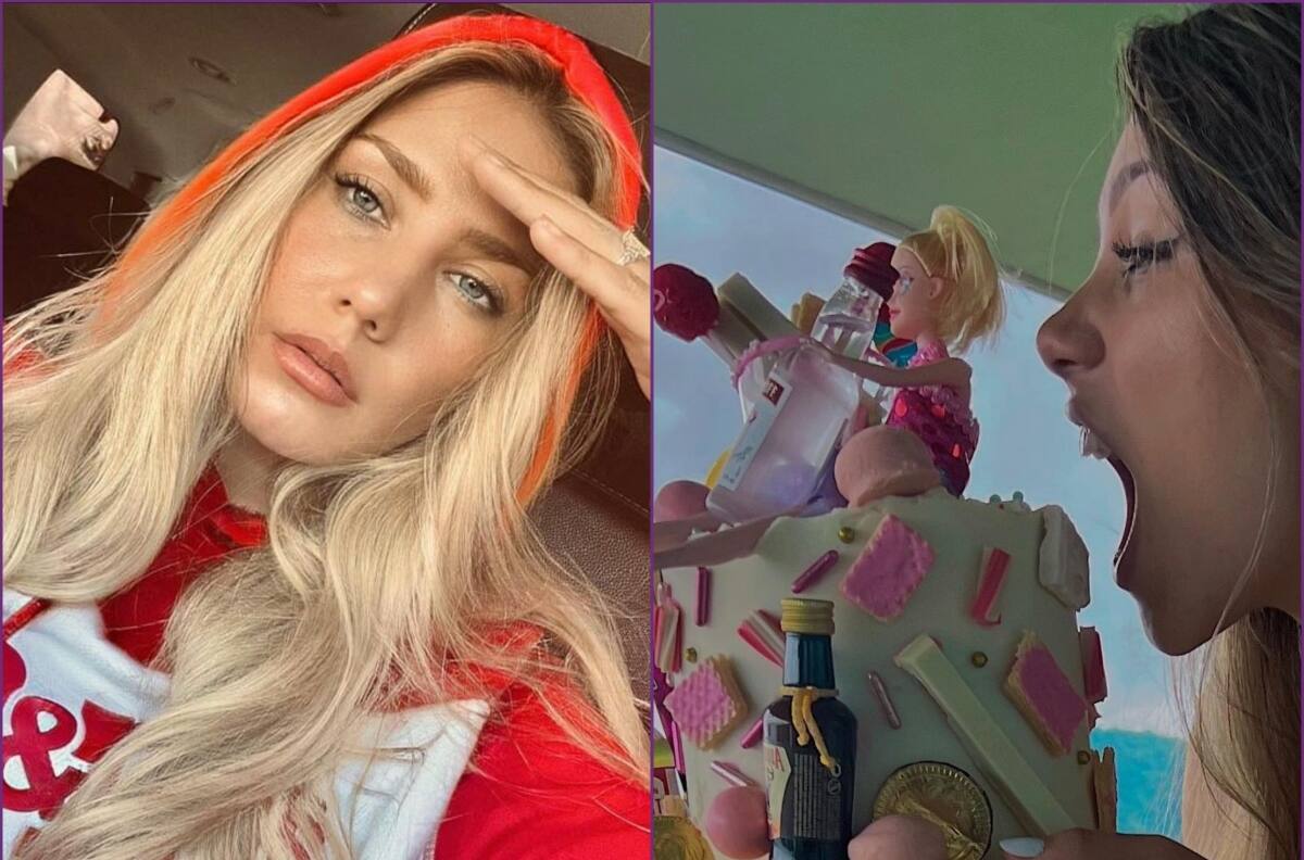 Con una torta de Barbie borracha: Giuliana Sotela mostró la peculiar decoración de la fiesta de cumpleaños de Constanza Ríos