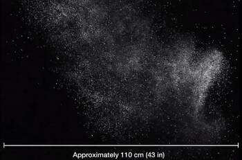 Coronavirus y distancia social: Así viaja un estornudo por el ambiente