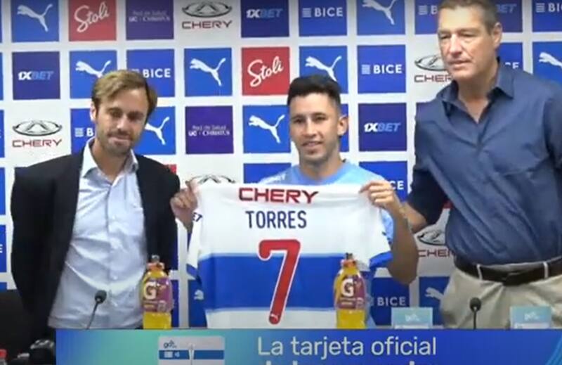 Joaquín Torres llegó en febrero a la UC, cedido desde el Philadelphia Union de la MLS, con contrato hasta fin de año.