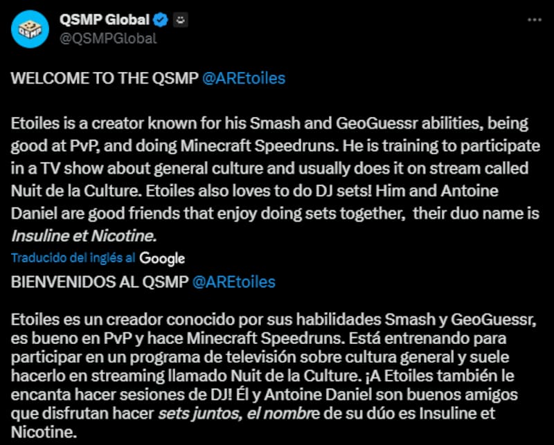 Créditos: Quackity Studios.