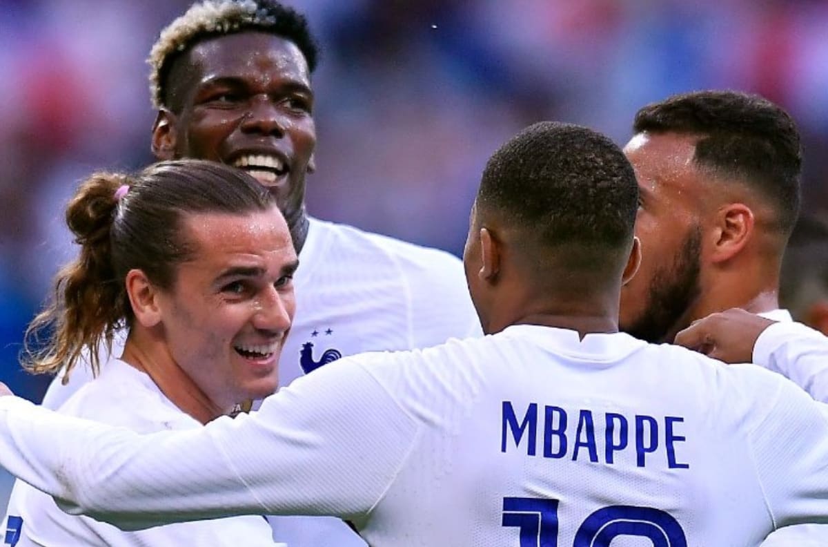 VIDEO: Francia goleó a Bulgaria con gran pirueta de Antoine Griezmann y doblete de Olivier Giroud