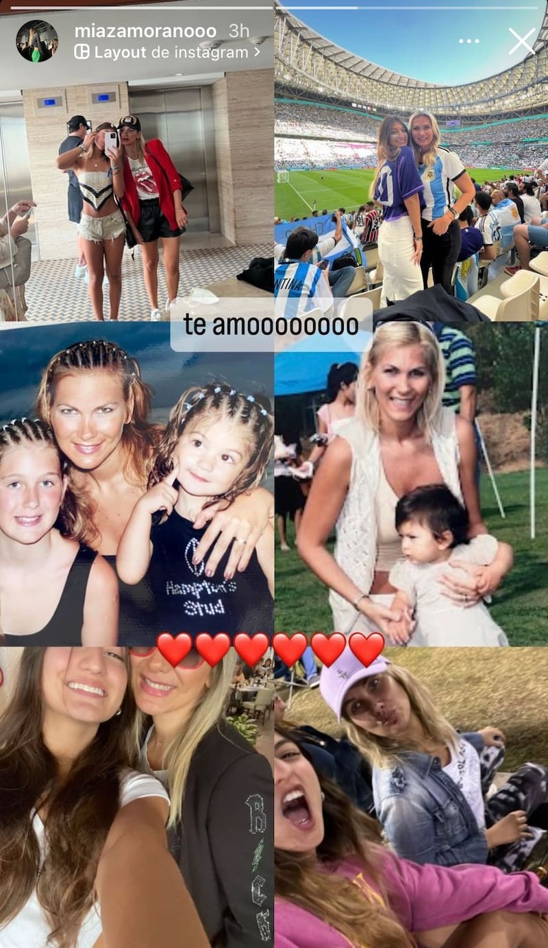 Saludó a su madre por su cumpleaños en su Instagram.