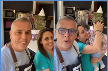 “Sanita gracias a Dios”: La tierna irrupción de la pequeña Elisa en la transmisión en vivo de su padre, José Miguel Viñuela