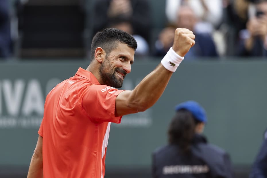 El tenista serbio en el ATP de Ginebra. Foto: EFE.
