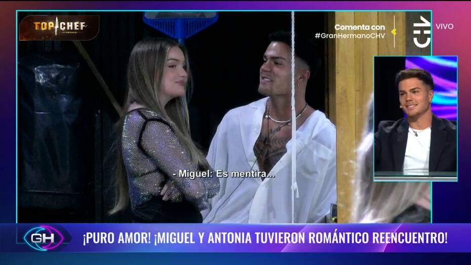 Esto en relación a la llegada de Antonia y sus supuestos "pololeos" en el encierro.