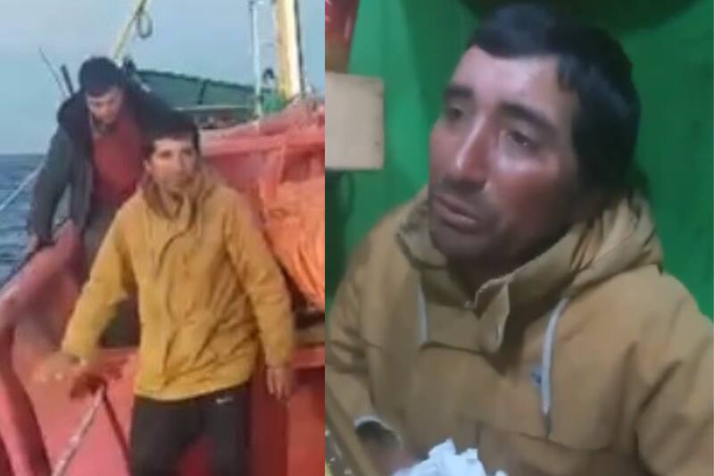 Relato del pescador desparecido hace 7 días.