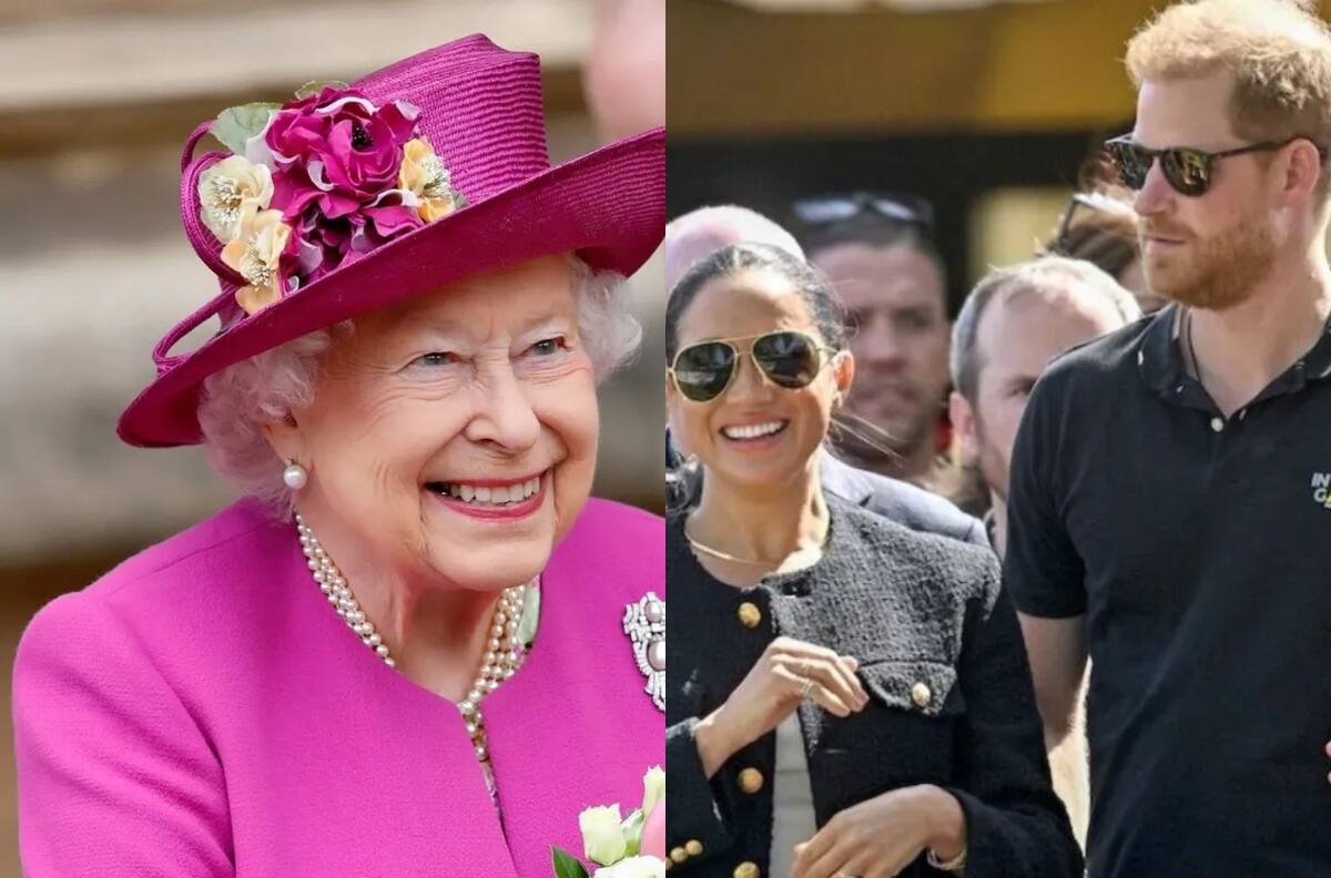 El inesperado reencuentro entre la Reina Isabel II, el Príncipe Harry y Meghan Markle
