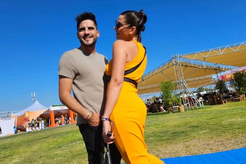 La pareja participó de un curso de cocina juntos.