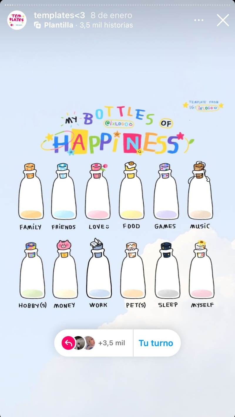 Un ejemplo de las historias que se tomaron la red social.