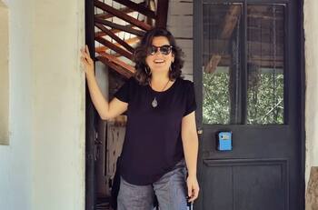 “Estoy muy contenta”: Así quedó la bella terraza que Connie Achurra construyó en su nueva casa