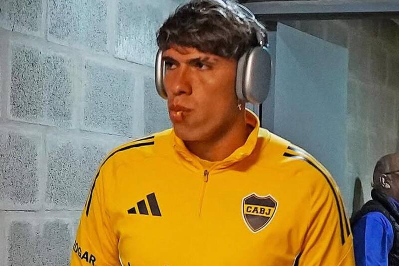 Partí lesionado en la temporada de Boca. Foto: Carlos Palacios en Instagram.