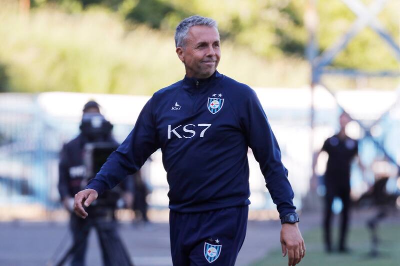 Es el entrenador de la U. Foto: Agencia Aton.