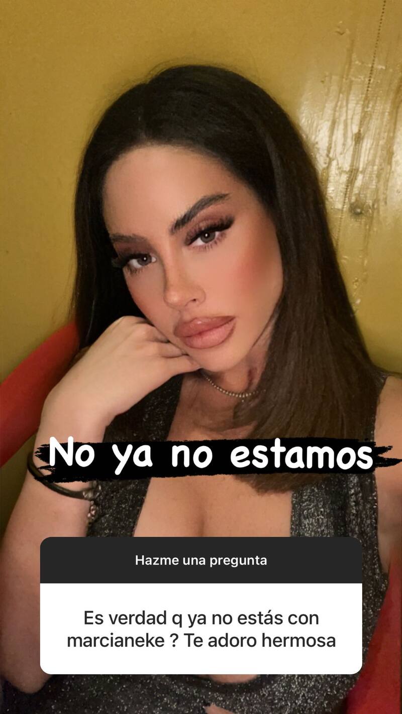 Ignacia Michelson responde pregunta sobre Marcianeke.