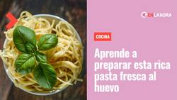Receta de pasta fresca al huevo: Aprende a preparar este clásico italiano en tu casa