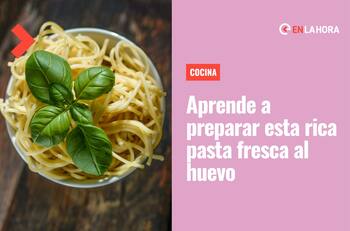 Receta de pasta fresca al huevo: Aprende a preparar este clásico italiano en tu casa